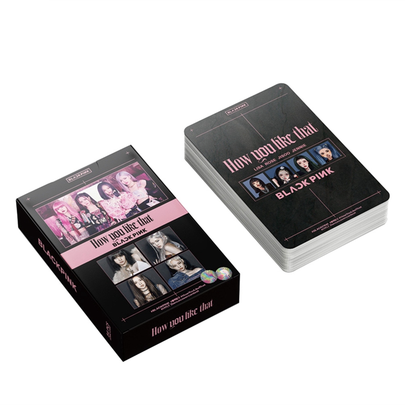 Set 54 Thẻ Ảnh In Hình Thành Viên Nhóm Nhạc Blackpink