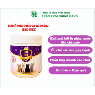 Men vi sinh việt hand khử mùi hôi chó mèo bio pet viethand 250g