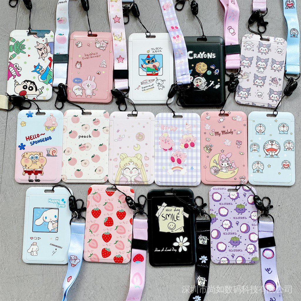 Disney Dây Đeo Thẻ Nhân Viên/Thẻ Học Sinh Nhật Bản In Hình Cậu Bé Bút Chì Shin-Chan Kanahei