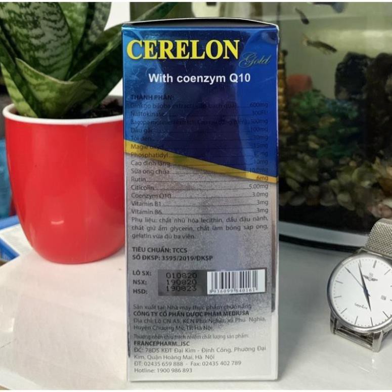 Cerelon Gold Giúp hoạt huyết dưỡng não, bền thành mạch. Tăng cường lưu thông máu | BigBuy360 - bigbuy360.vn