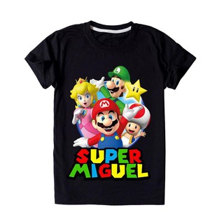 Áo thun hình super mario đáng yêu cho bé