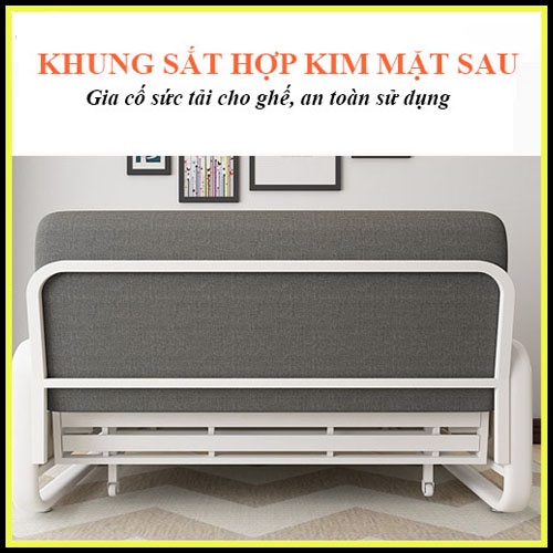 Ghế Giường Đa Năng, Ghế Sofa Giường Thông Minh, Ghế Giường Gấp - Khung Sắt Tĩnh Điện Cao Cấp (tặng kèm 2 gối) | BigBuy360 - bigbuy360.vn