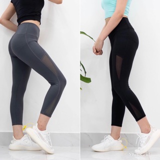 QUẦN LỬNG NỮ PHỐI LƯỚI TẬP GYM/Yoga