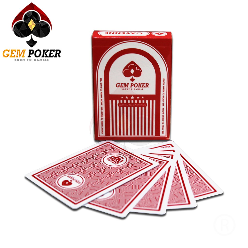 ⚜️BÀI GEM POKER MOSAIC CAYENNE® 100% PLASTIC⚜️