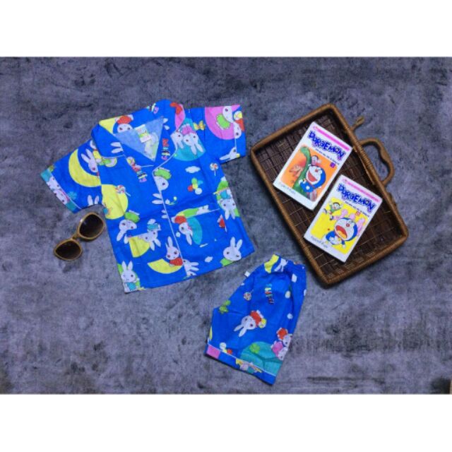 Bộ bé gái pijama đùi