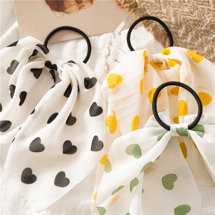 Dây cột tóc hình trái tim cho nữ