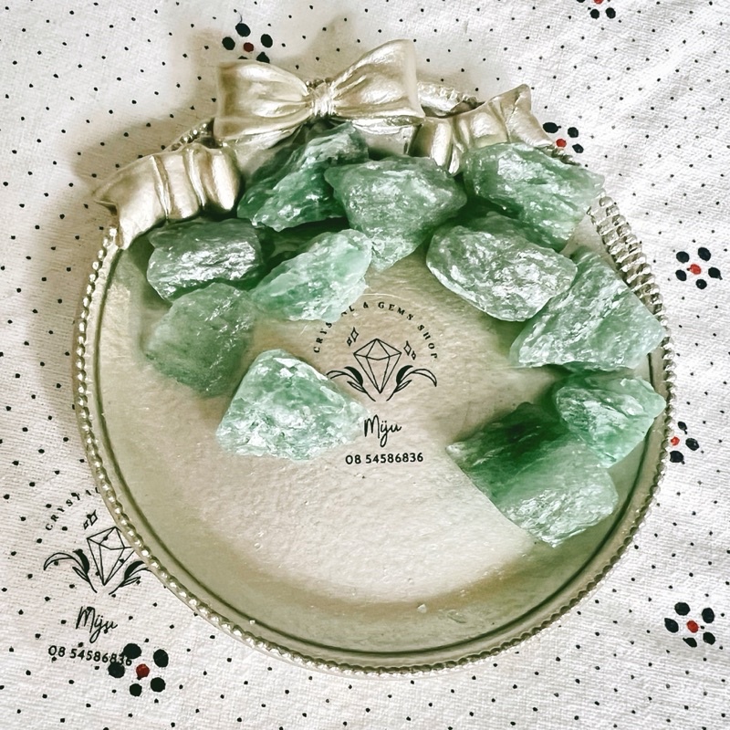 Đá thô Lepidolite Mica crystal màu xanh ánh lấp lánh sưu tầm, handmade, reiki, thanh tẩy thiền định