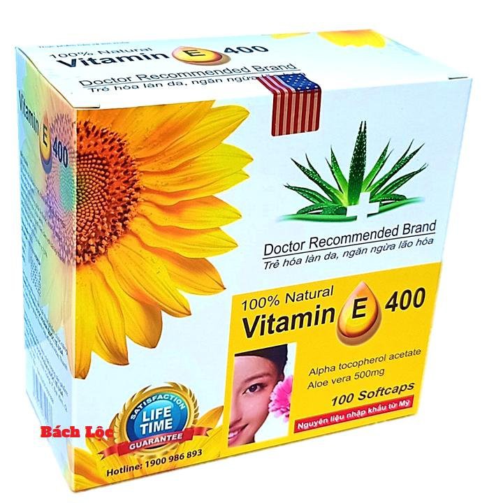 Viên Uống Đẹp Da Vitamin E Chống Lão Hóa