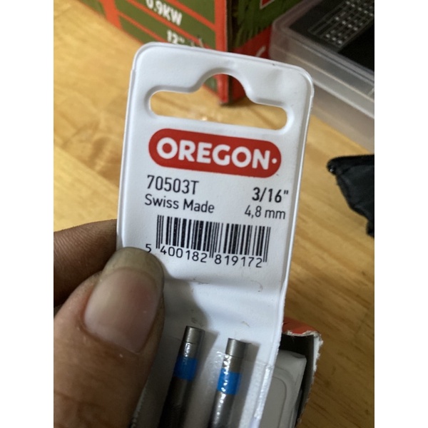 Dũa xích OREGON 4.8 & Dũa Có Cán cầm Chuyên Dũa Xích Máy cưa cây lớn