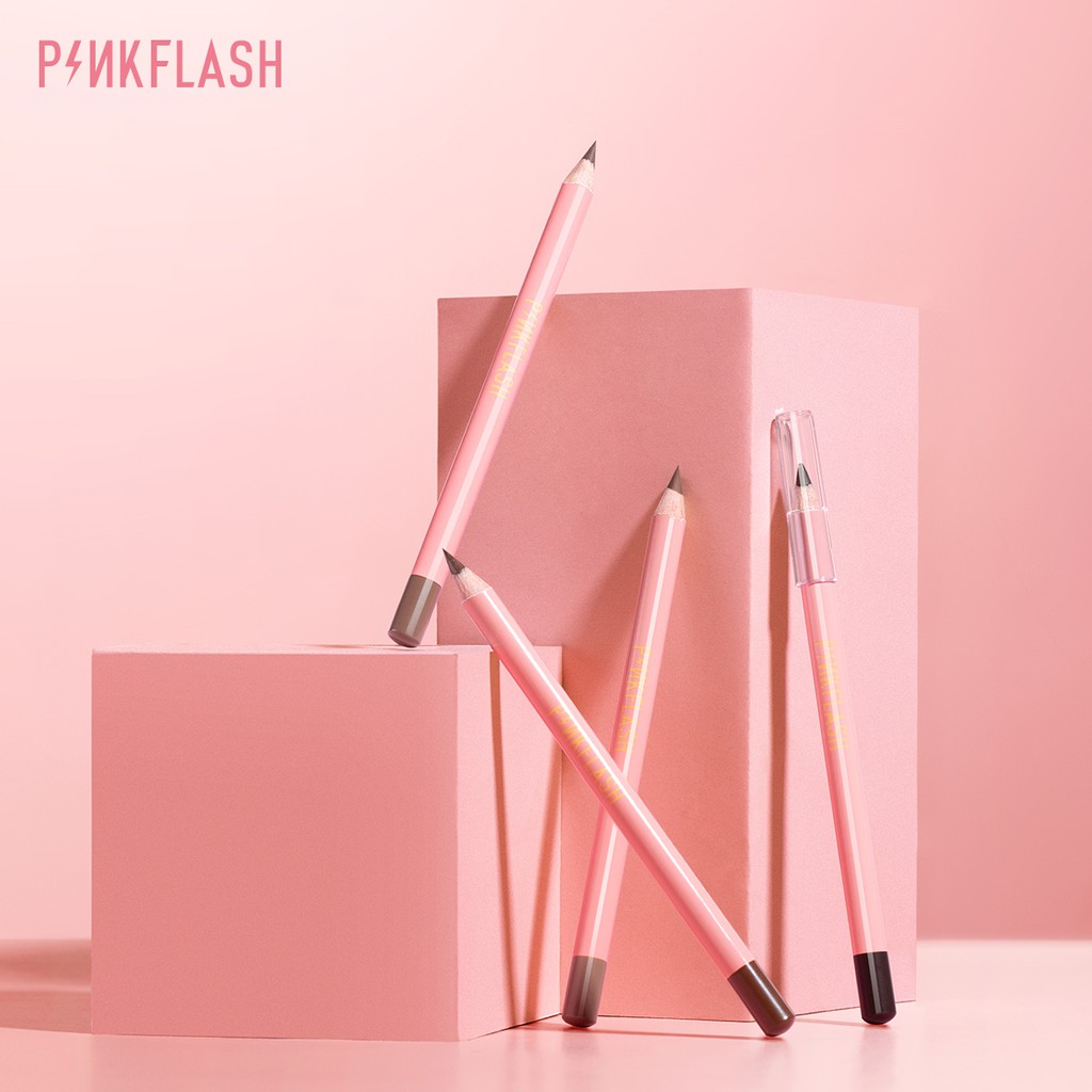 Bút chì kẻ lông mày PINKFLASH chống thấm nước mềm mại lên màu bền đẹp | BigBuy360 - bigbuy360.vn