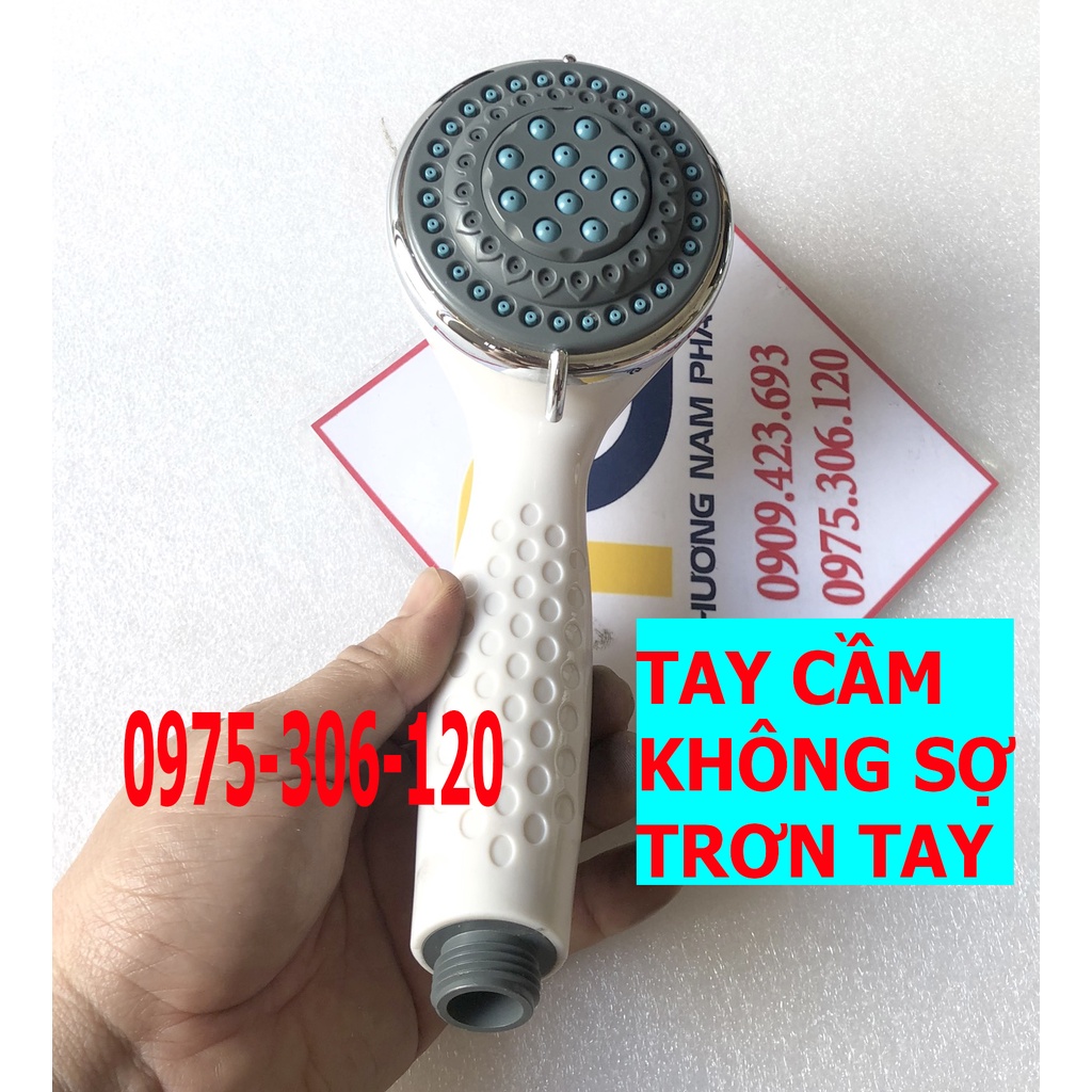 [3 chế độ nước]Tay Sen Tắm Vòi Hoa Sen TS29 KHÔNG DÂY KHÔNG CÀI,Tay sen nhựa ABS trắng cao cấp không lo han rỉ