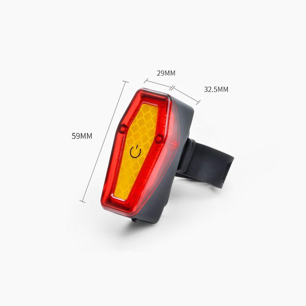 Đèn Hậu Cảnh Báo An Toàn Chống Nước 500mAh Gắn Xe Đạp Thể Thao Ngoài Trời