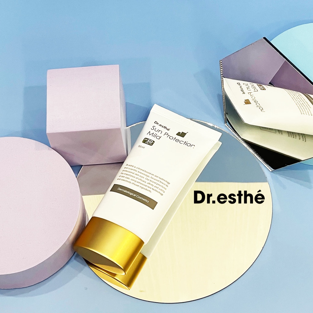 Kem Chống Nắng Không Dầu - Kiềm Dầu Cho Da Mụn Dr.Esthé Sun Protection Mild SPF 50+