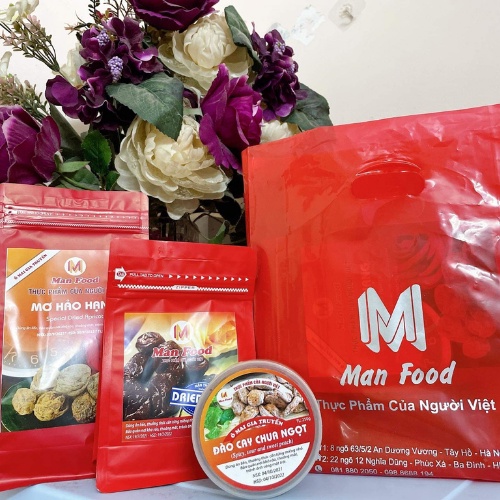 OMAI MƠ SẤY DẺO CHUA NGỌT NGUYÊN CHẤT OMAI MƠ MANFOOD1 CÓ HẠT⚡️⚡️ TÚI ZIP NHẬT 250GRAM ĂN VẶT HÀ NỘI