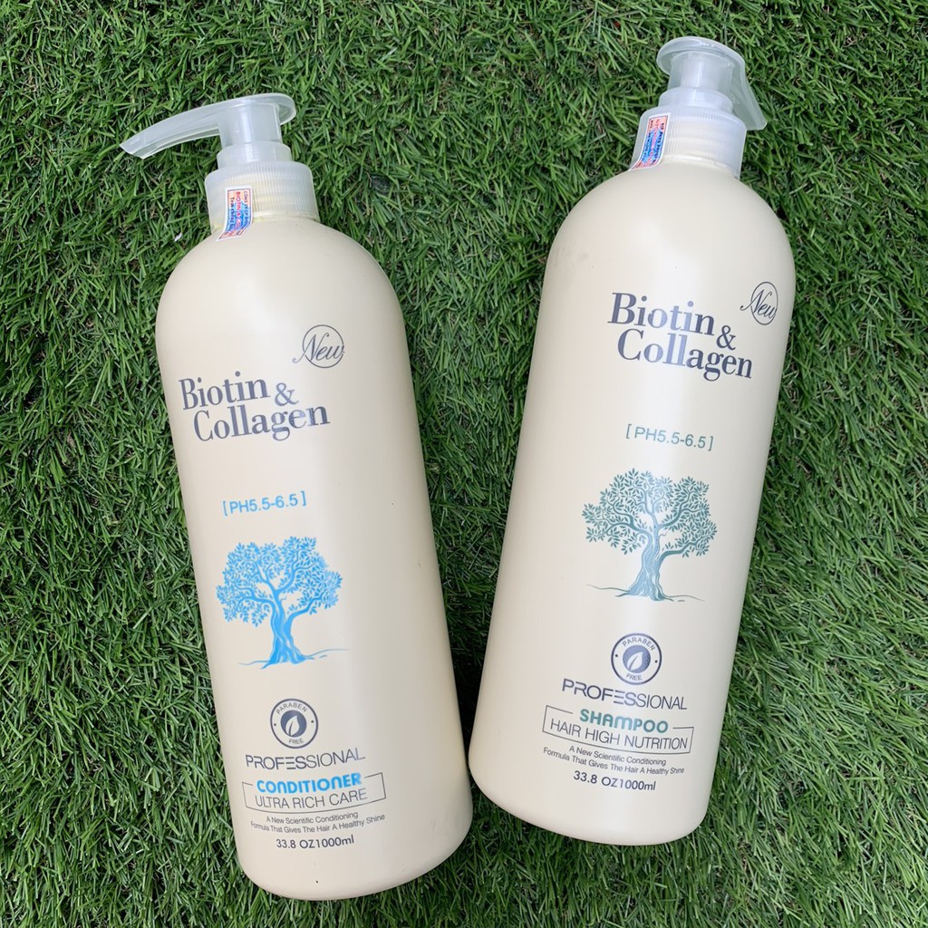 ✅ Hàng_Chính_Hãng_100%✅_Dầu gội phục hồi, kích thích mọc tóc YuiluiM Biotin & Collagen Shampoo 1000ml