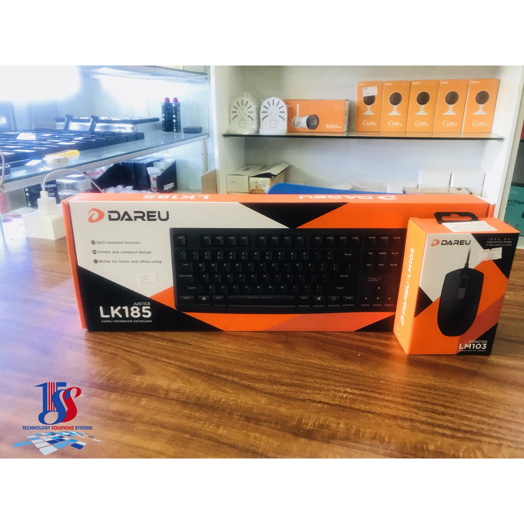 Combo Bộ phím Dareu LK185 và Chuột LM103 (USB) (bảo hành 12 tháng)