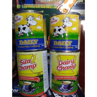 Sữa đặc lon, cream đặc có đường lon 380g, 500g