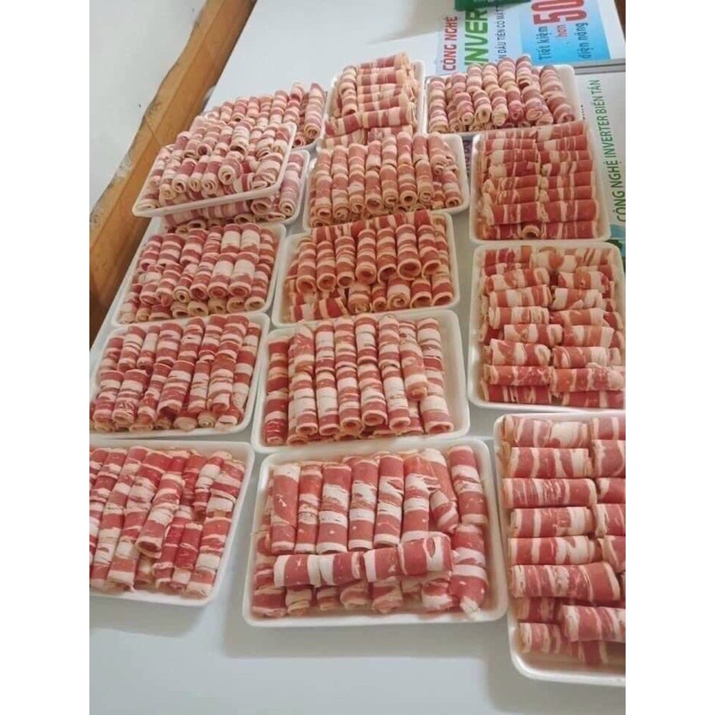 500gr Ba chỉ bò Mỹ cuộn/dải Vimex
