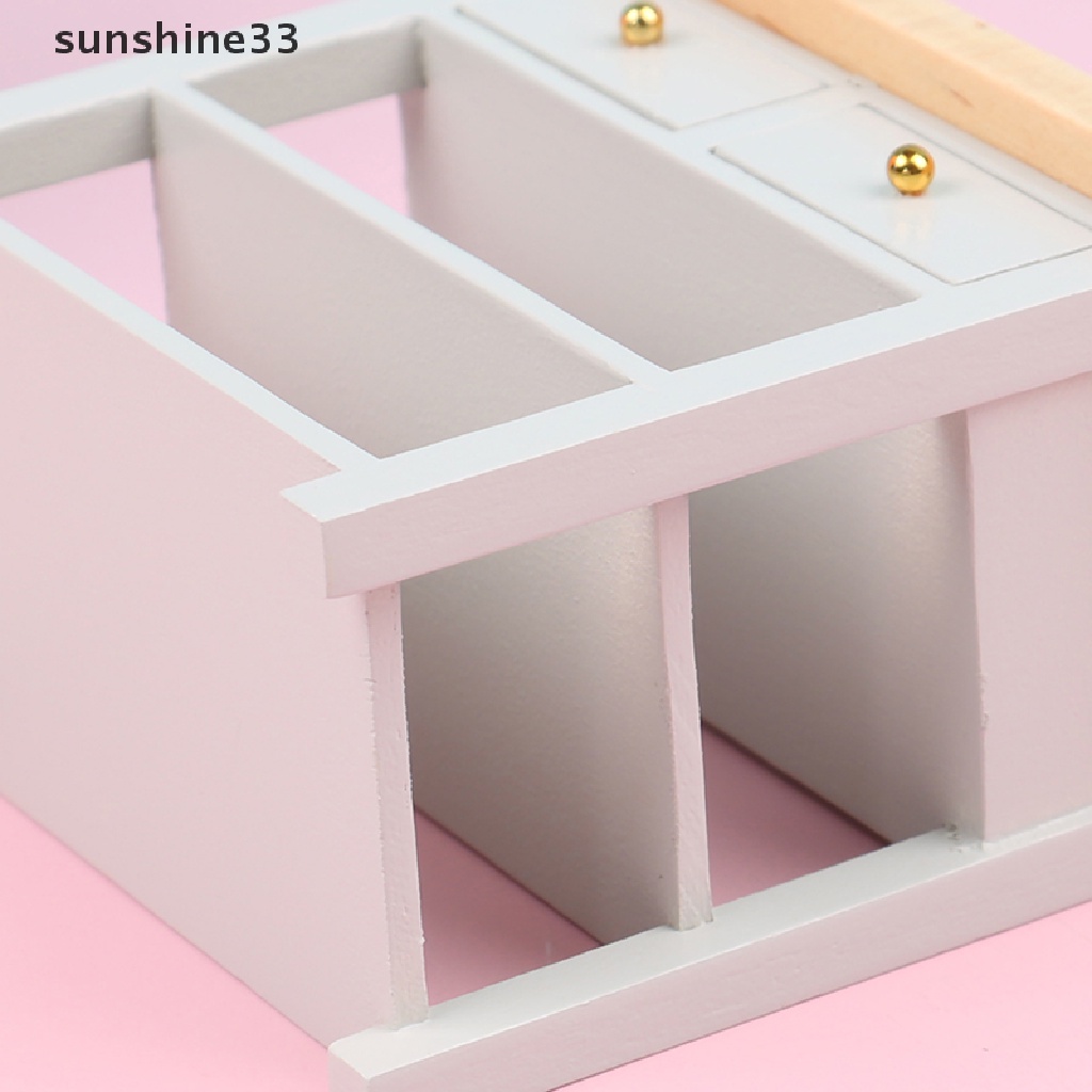 1 Bộ Tủ Đựng Đồ Cho Nhà Búp Bê Tỉ Lệ 1: 12
