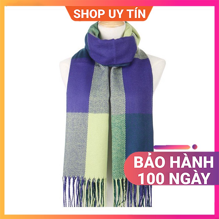 [NowShip - Giao Ngay] Khăn Quàng Cổ Len Cashmere Nữ - Khăn Choàng Giữ Ấm, Đi Biển Đẹp