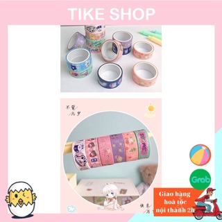 Băng dính washitape in hình hoạ tiết đáng yêu