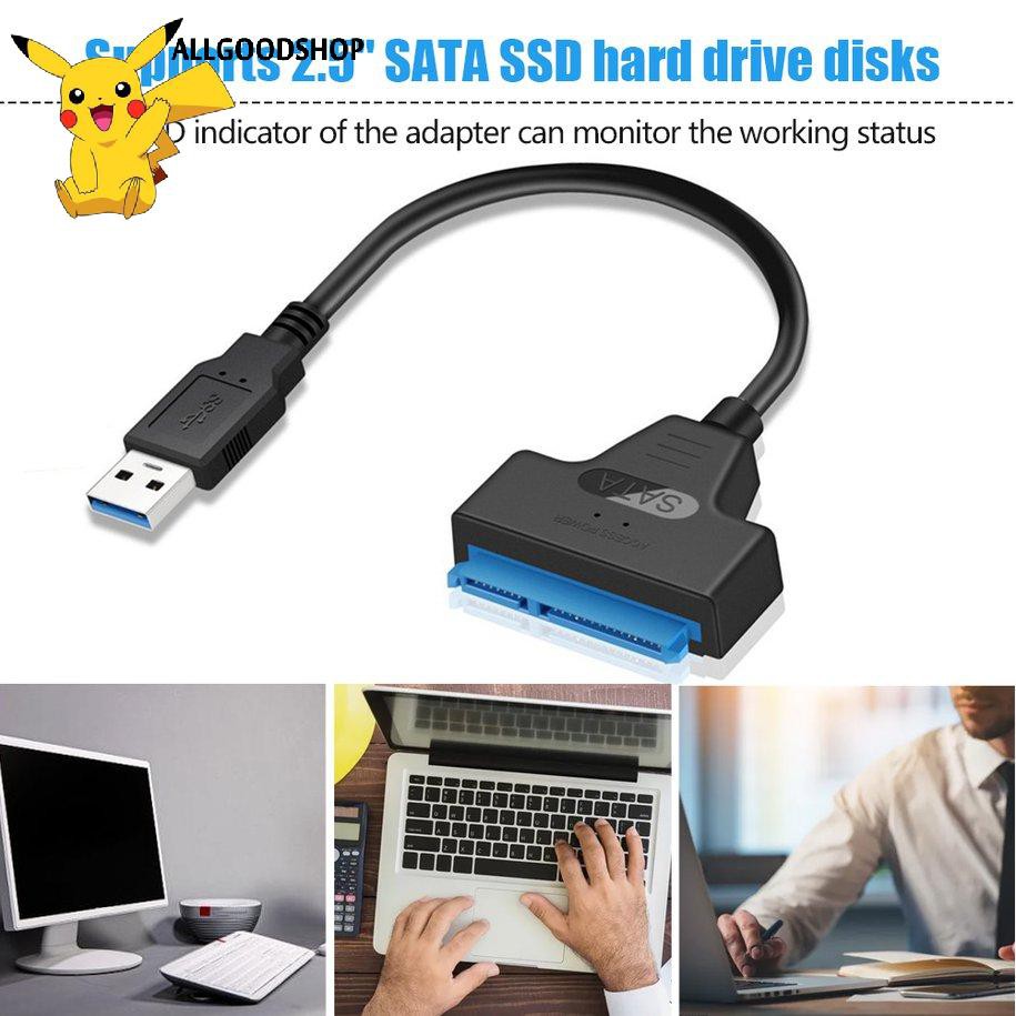 111all} SATA USB Adapter Cable SATA to USB3.0 Data Transfer Converter Support 2.5" HDD