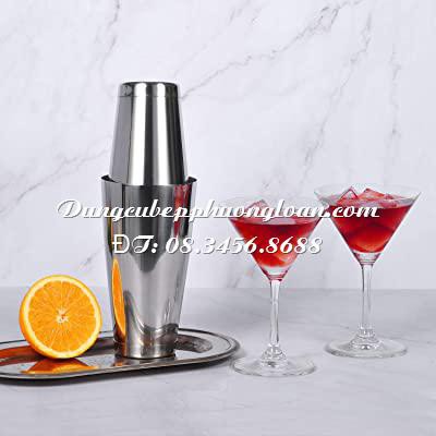 Bình lắc 2 mảnh Cocktail BOSTON SHAKER Inox 850ml