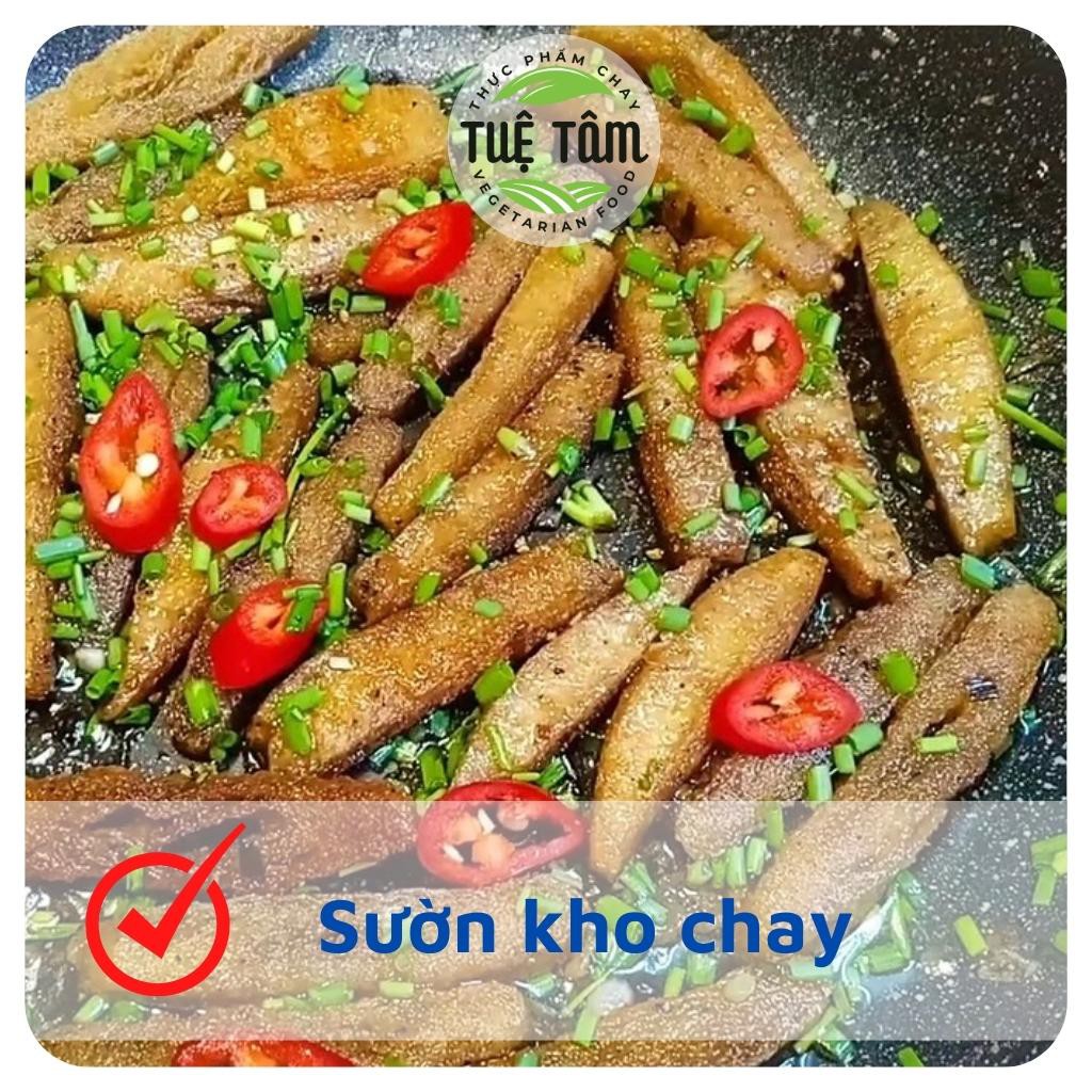 1KG Sườn non chay, sườn chay Tuệ Tâm công nghệ Nhật Bản (loại dày). | BigBuy360 - bigbuy360.vn