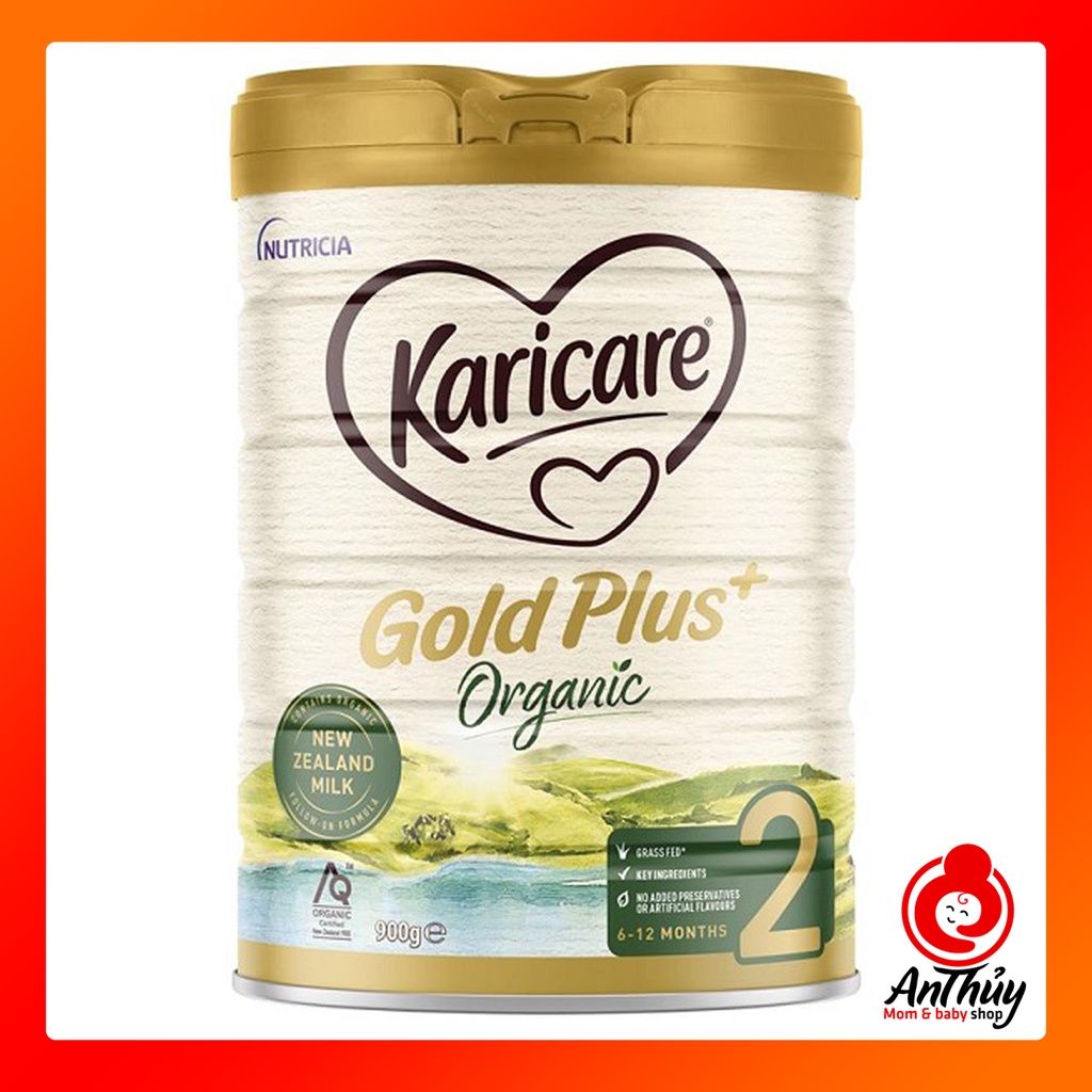 Sữa hữu cơ Karicare organic gold plus số 2 của Úc loại 900 gram