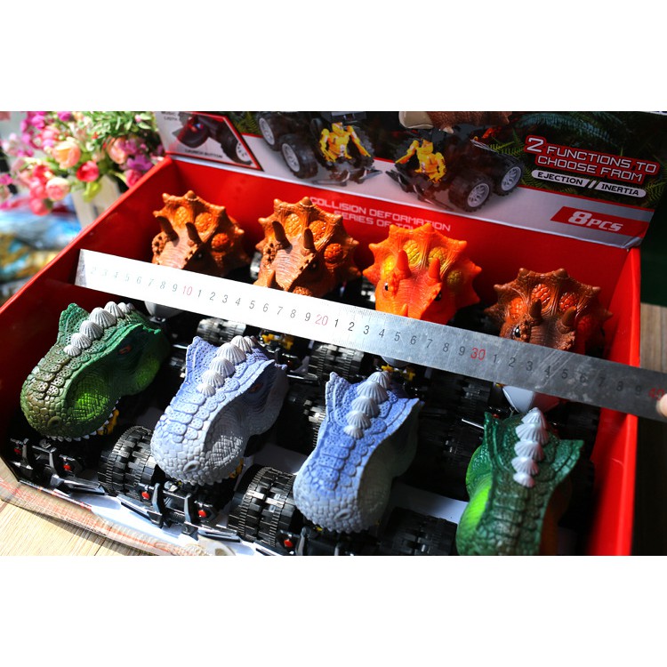 Ô Tô Đầu Khủng Long Elvil - Chạy Pin Phát Tiếng Kêu Cho Bé