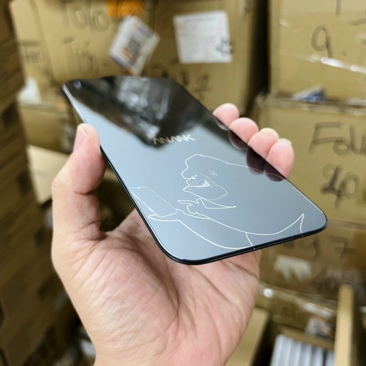 KÍNH CƯỜNG LỰC CORNING GORILLA GLASS IPHONE 14 PRO MAX - 14 PLUS - 14 - 13 PRO MAX - 13 MINI ANANK VIỀN 2.5D CHÍNH HÃNG