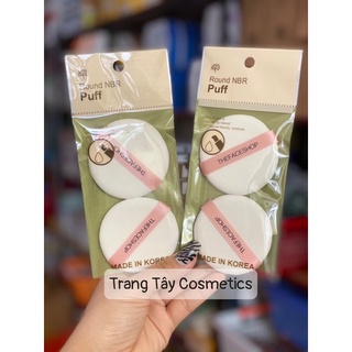 Bông đánh phấn Hàn quốc (1 sét 2 cái)