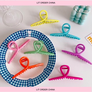 LIT Kẹp tóc kim loại cỡ lớn phong cách Hàn Quốc