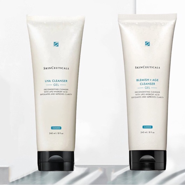 [BẢN MỸ] Sữa Rửa Mặt Skinceuticals LHA Cleansing Gel Giúp Giảm Mụn, Làm Sạch Tế Bào Chết Blemish + Age Cleanser Gel