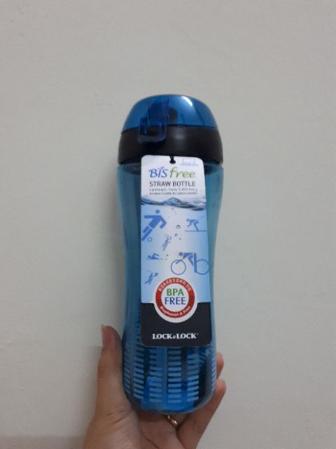 Bình Lock&amp;Lock Bisfree có ống hút 550ml