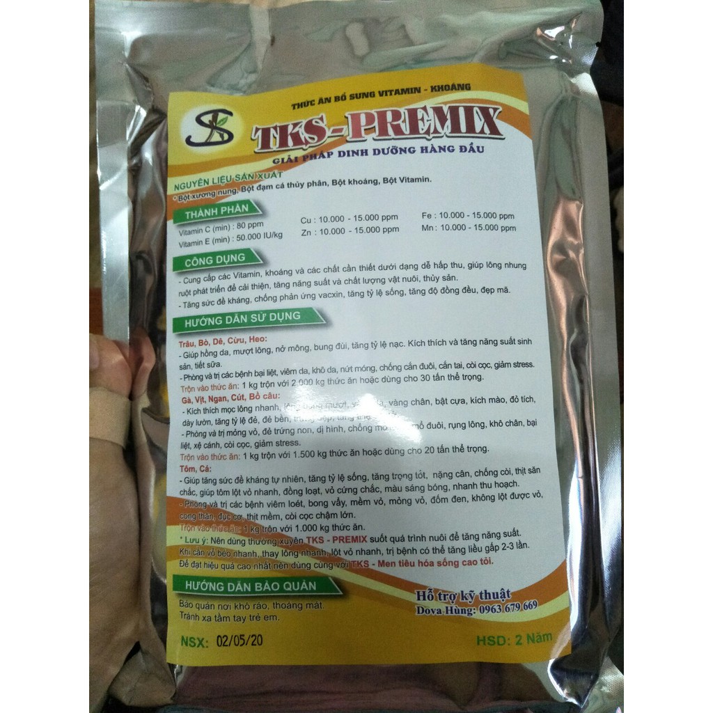 TKS - Premix vỗ béo tạo nạc