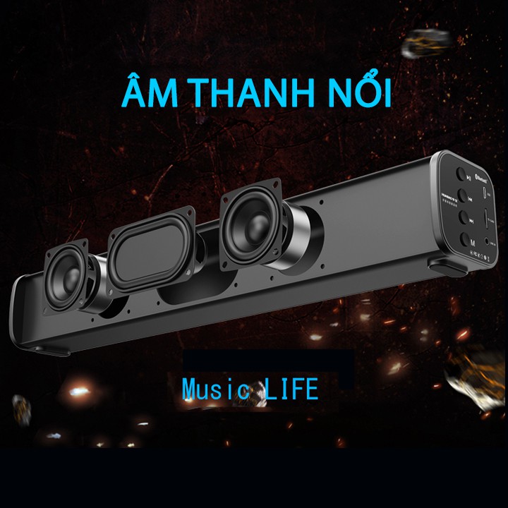 Loa thanh Huabao V80 - Loa thanh bluetooth - Loa không dây - Loa điện thoại loa