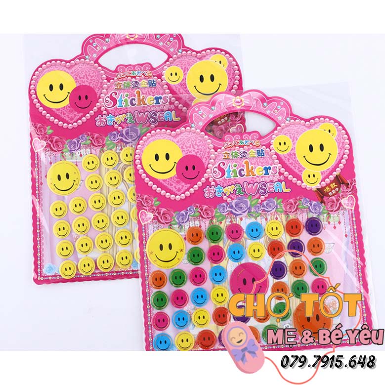 Đồ Chơi Hình Dán Sticker Nổi 3D cho bé trai và bé gái (nhiều mẫu)
