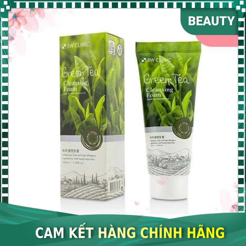 [Chính hãng 100%] Sữa rửa mặt Green Tea 3W Clinic