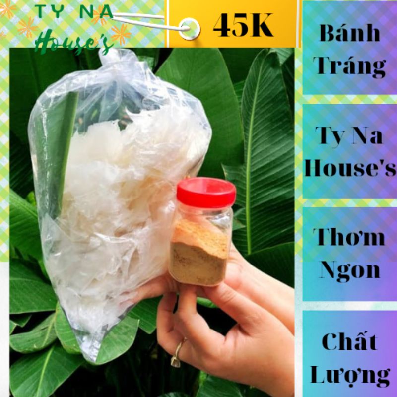 [SIÊU HOT] Combo Bánh Rìa Phơi Sương Kèm Muối Nhuyễn/ Hành Phi/ Sate -Bánh Tráng Tây Ninh Chính Gốc Không Qua Trung Gian