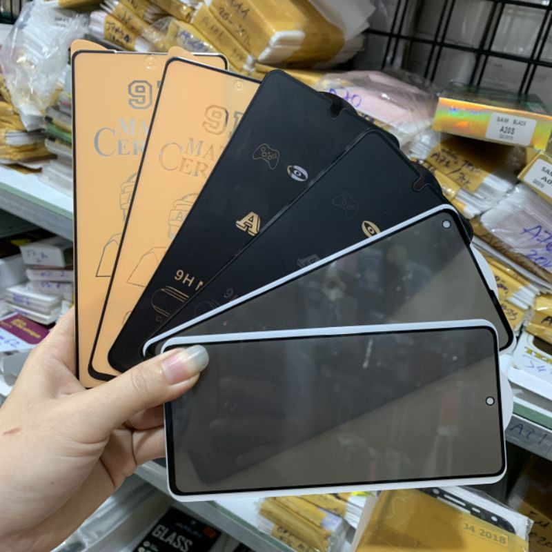 Miếng dán cường lực nhám mờ chống nhìn trộm samsung A51 A71