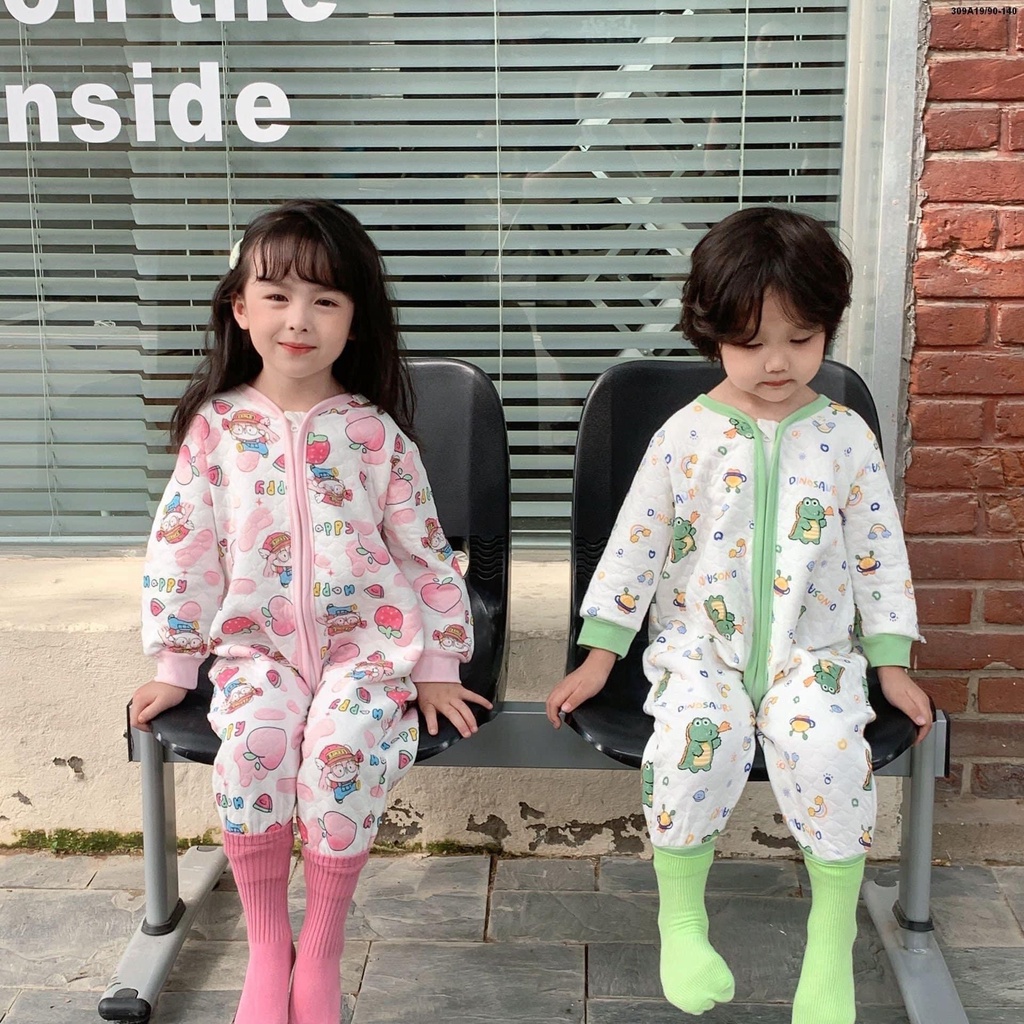 Set body ngủ trần bông cho bé  10-28kg