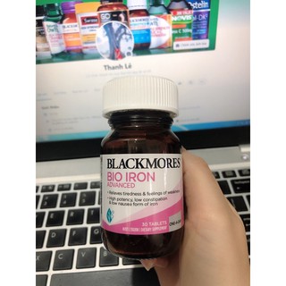 Sắt Blackmores Bio iron Advanced 30 viêb