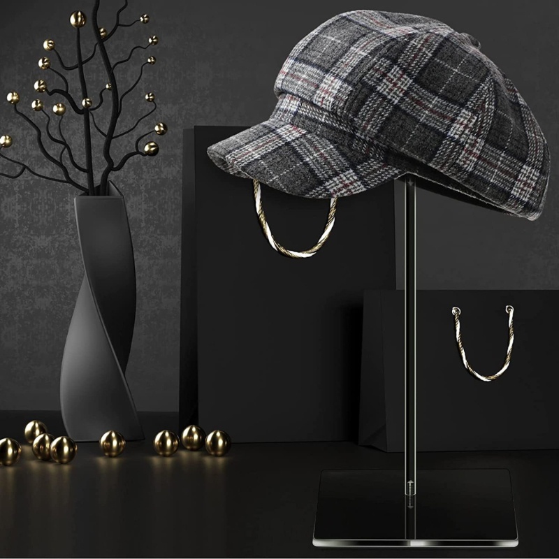 Giá Đỡ Trưng Bày Mũ Bằng Acrylic Đa Năng Tiện Dụng
