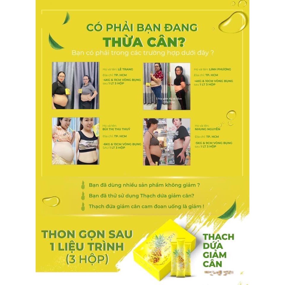 Thạch dứa giảm cân Matxi Corp (Chính hãng 100%)