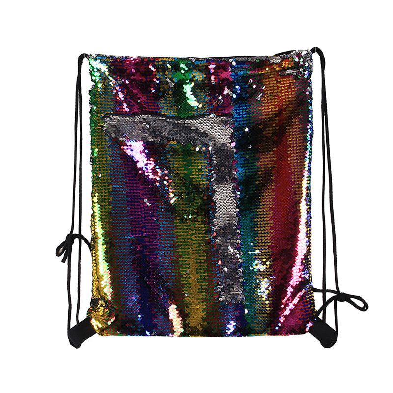 Ba Lô Rút Dây Đính Sequin Lấp Lánh