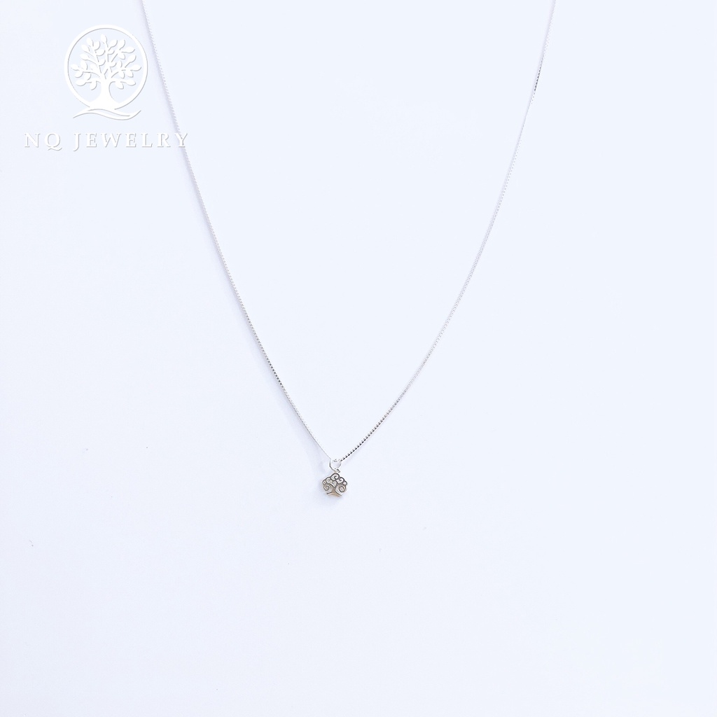 Dây chuyền bạc mặt sao 6 cánh - NQ Jewelry