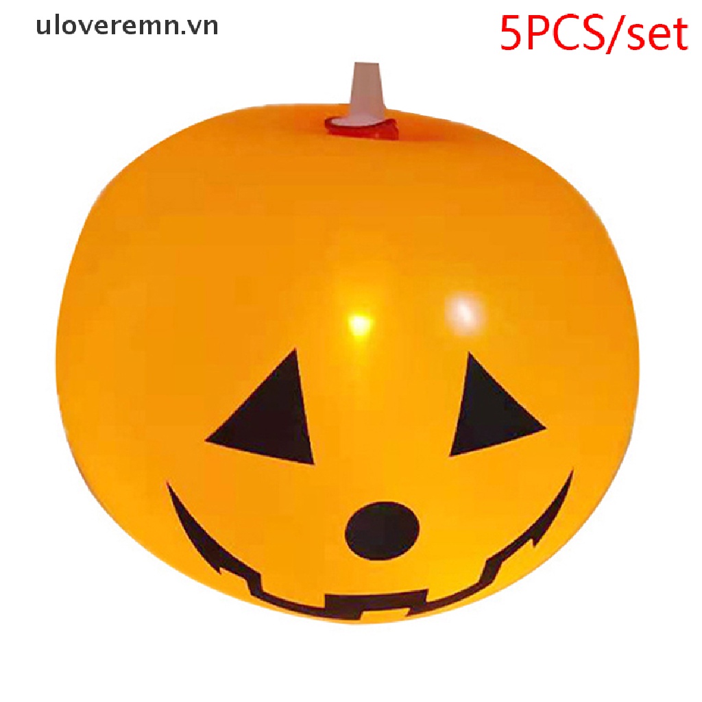 Set 5 Bong Bóng Cao Su Có Đèn Led Trang Trí Halloween