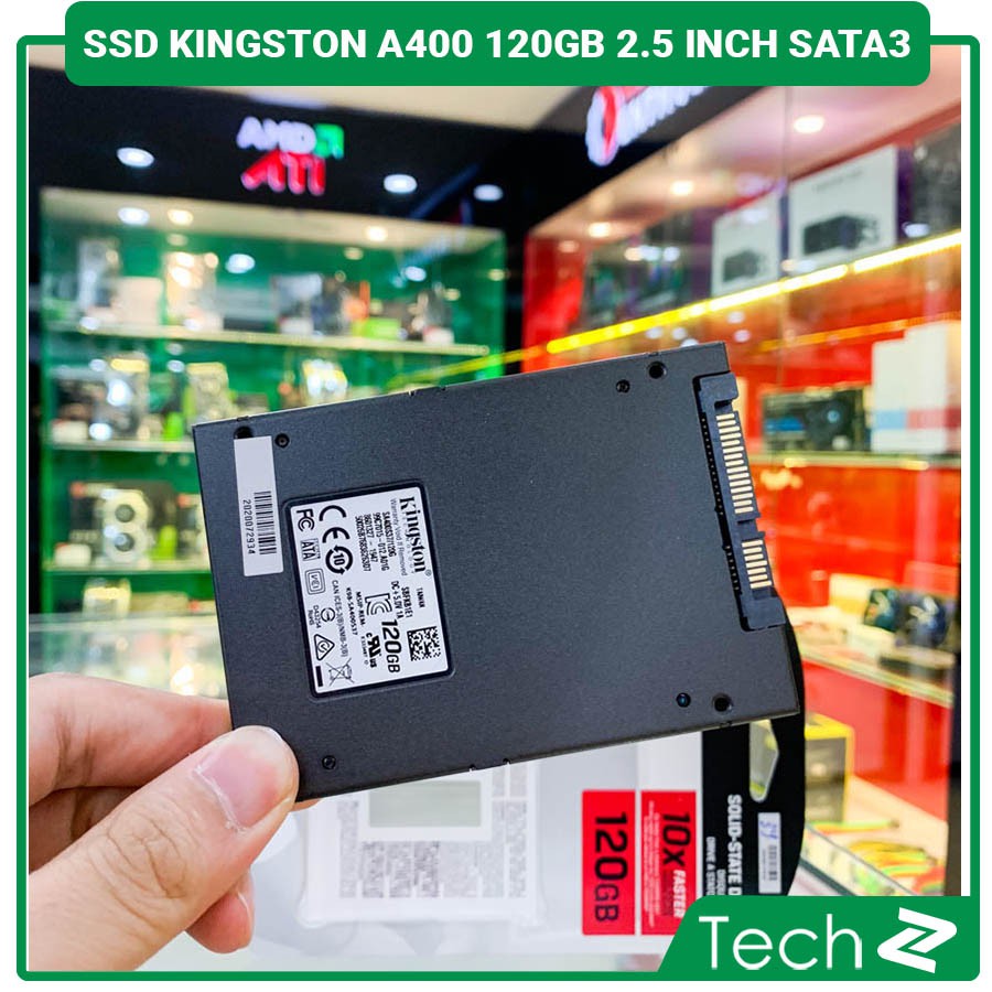 Ổ cứng SSD Kingston A400 120GB 2.5 inch SATA3 (Đọc 500MB/s - Ghi 320MB/s) - (SA400S37/120G)