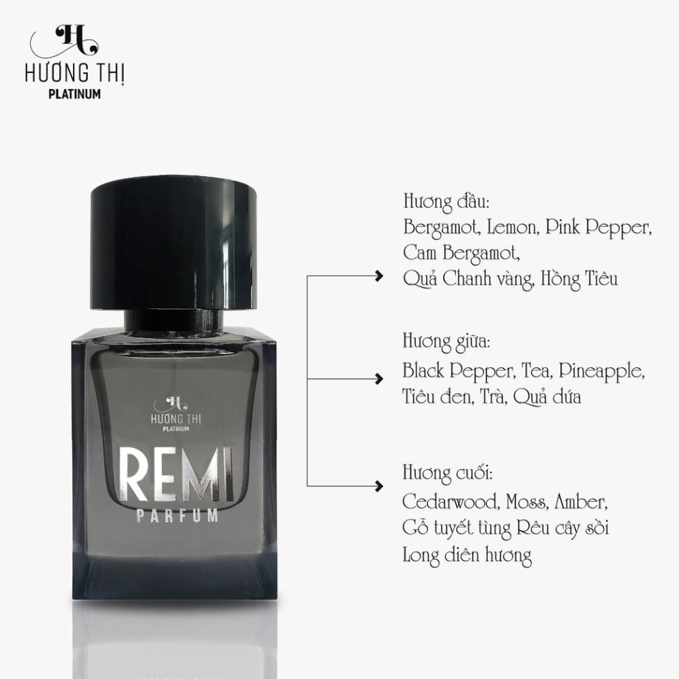 Nước Hoa Nam Remi Hương Thị Phong Cách Cá Tính Cho Phái Mạnh 50 ml | Thế Giới Skin Care